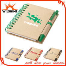 Eco Friendly Paper Mini Notebook with Recycled Paper Pen (PNB012)